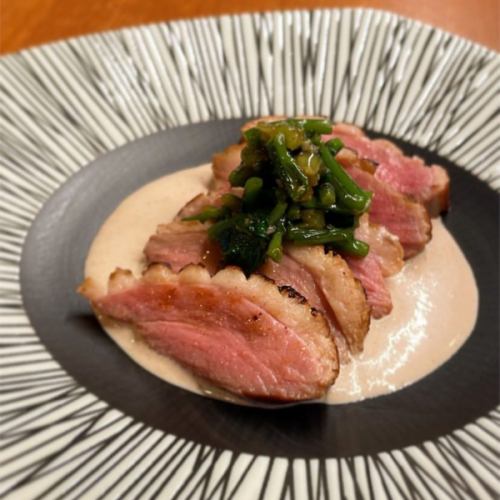 [Slowly roasted duck] "Duck loin ~walnut sauce~"