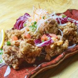 Fried chicken with vinegar sauce