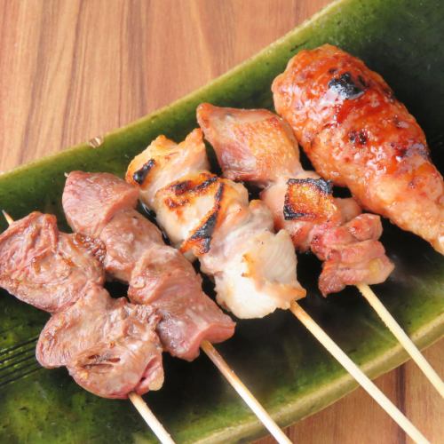 本格炭火焼きのやきとり♪