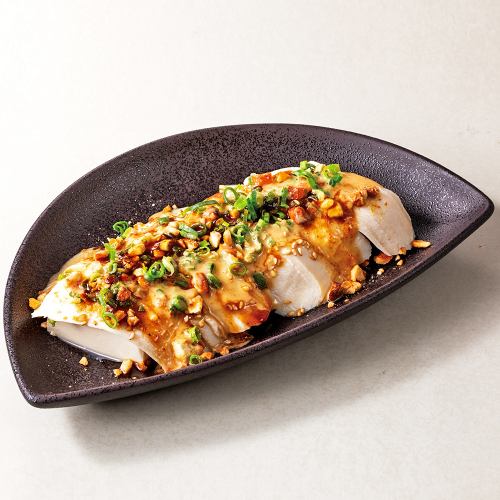 Spicy and hot! "Satsuma young shamo and tofu drool chicken" for a limited time