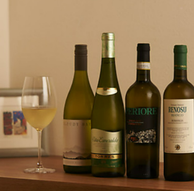 Over 15 types of wine by the glass available at all times