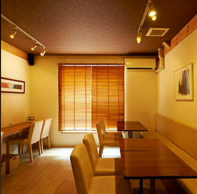 The interior of the store was created by renovating a house