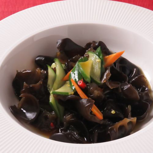 豆腐干和え/きくらげ和え