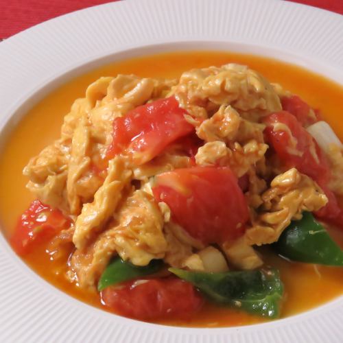 トマト卵炒め/ニラ玉/カニ玉