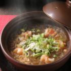 豚角煮梅菜添え/春雨と海老蒸し