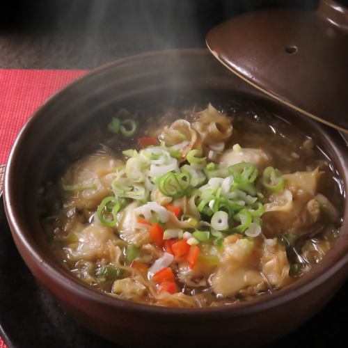 ホタテ蒸しニンニク風味