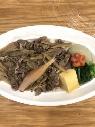 Take-out "Beef and burdock simmered in Japanese pepper"