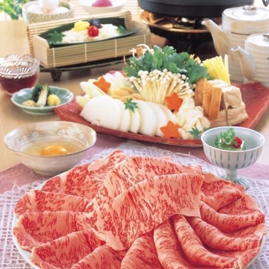 Sukiyaki (Wagyu specially selected marbling meat)