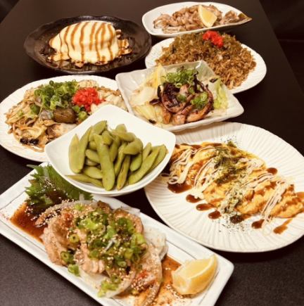 【包含2小时畅饮】提供人气菜品 ◎ 专业棒球课程 5,000日元(含税)