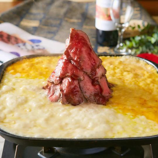 [3 hours all-you-can-drink included] Shocking mountain roast beef and all-you-can-eat cheese 10 dishes [4200 yen → 3200 yen]