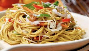 Asian fried noodles (Chaumin)