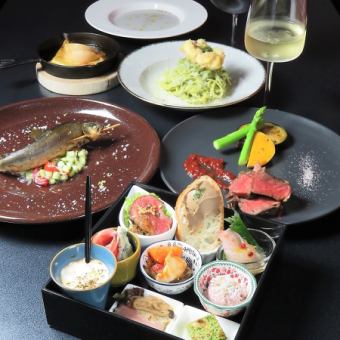 [私人套餐] 3,500日元，包含LamP的5种开胃菜和2.5小时无限畅饮★推荐用于婚礼后的派对★