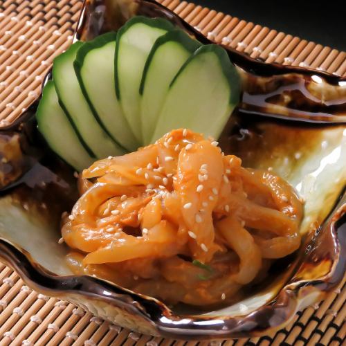 甲いかの蟹味噌うに和え