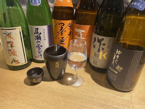 店長の特選おすすめ日本酒取り揃えております