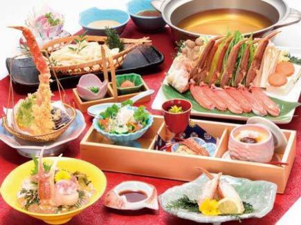 참깨 샤브샤브 회석[월의 마이(츠키노마이)][9품]8250엔(부가세 포함)