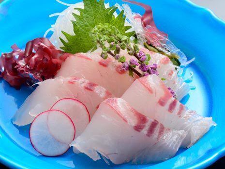 Red sea bream sashimi