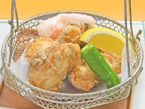 Deep-fried Sado pufferfish