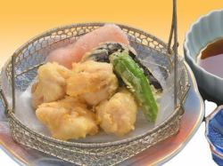 佐渡真ふぐ白子（天ぷら/焼き）各