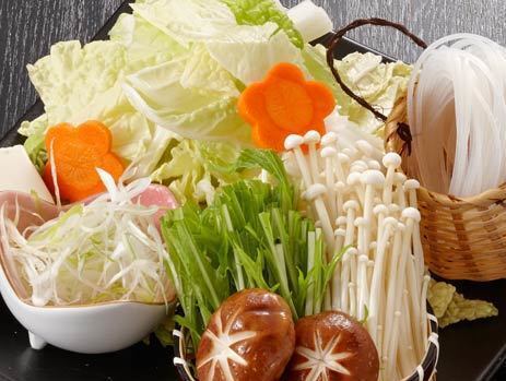 Shabu-shabu vegetables
