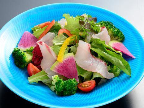 Sea bream Caesar salad