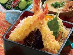 華御膳（かにえび天重）※香の物付