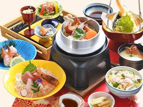 Snow crab rice set meal