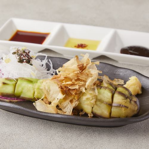 なすのお造り　３種の味で