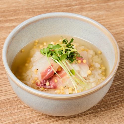 貝出汁茶漬け‐真鯛‐