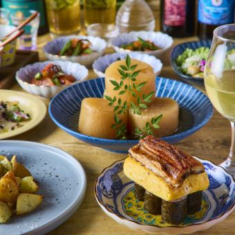 〈와라시베 코스〉 “오뎅”과 “아테 감기”와 “오반자이” 조금씩 즐길 수 있다♪4000엔