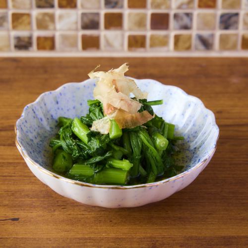 季節限定 春菊のお浸し