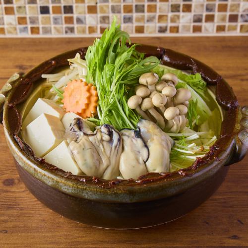 広島名物 牡蠣の土手鍋
