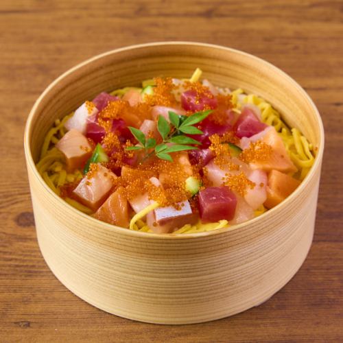 わらしべの海鮮チラシわっぱ飯