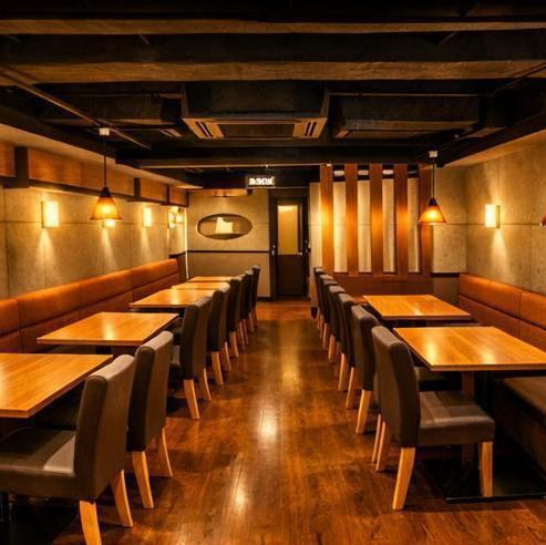 最大60名様までOK♪ゆったり大人の空間！