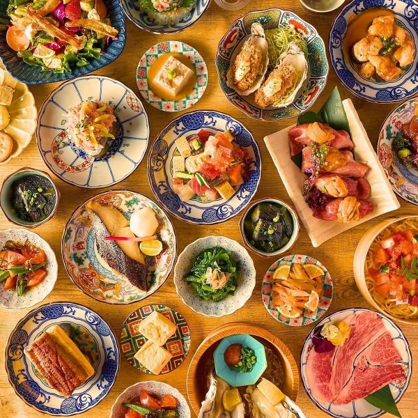 わらしべ自慢の三大名物が一度に楽しめる贅沢なひととき。