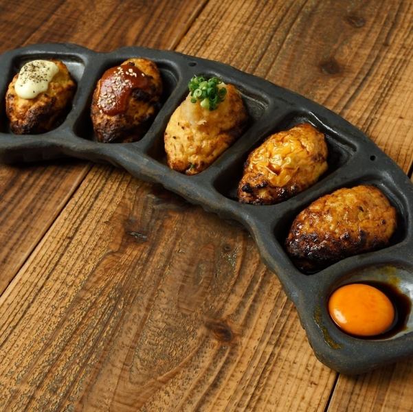 <名物!>ふわふわ!自信満々つくねの盛り合わせ!