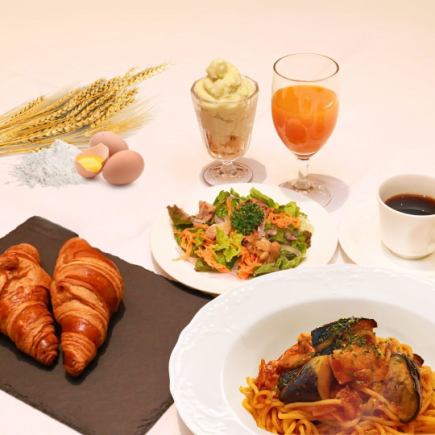 [Sofa seating guaranteed] Reservation only ★ All-you-can-eat freshly baked bread + choice of pasta Lunch light pasta course ★