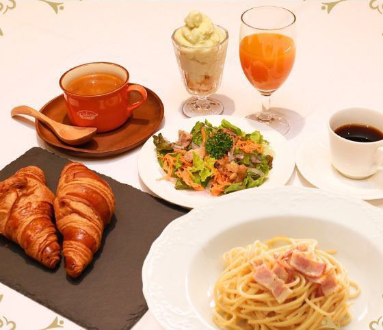 [Sofa seating guaranteed] Reservation only ★ All-you-can-eat freshly baked bread + choice of pasta Lunch light pasta course ★