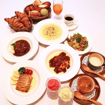 【午餐派对套餐B】无限畅饮瓶装啤酒、起泡酒、红葡萄酒和白葡萄酒(15人以上)