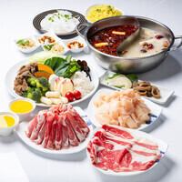 【美肌套餐】富含优质羊肉和富含维生素的蔬菜的套餐◇共21道菜,6,500日元(含税)