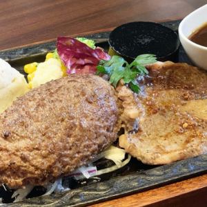 常陸牛のレア焼きハンバーグ&ステーキ