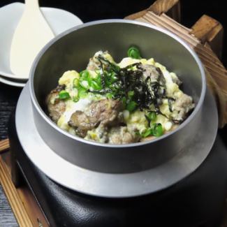 釜炊き。炭焼き親子丼