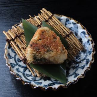 大葉薫る焼きおにぎり