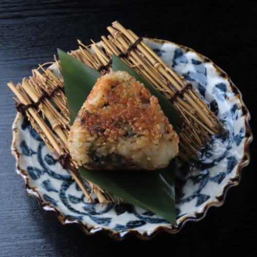 大葉薫る焼きおにぎり