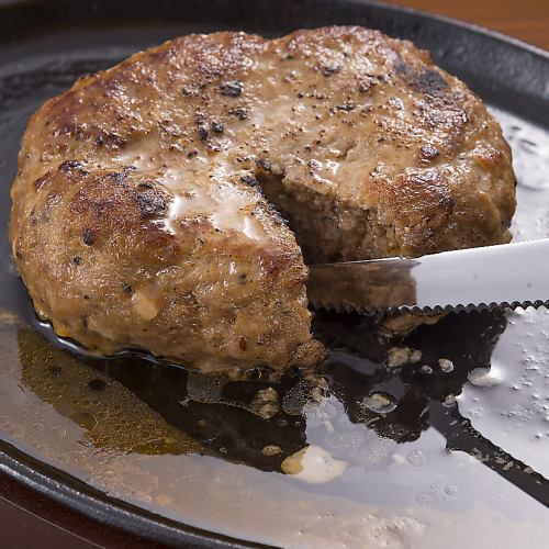 Excellent hamburger steak featured on TV