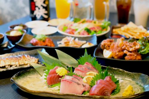 有很多宴会套餐可供选择。
