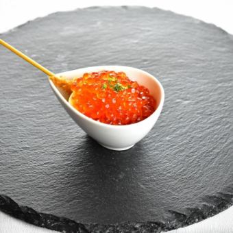 【ランチ】人気の串7本車海老やサーモンいくら串などが楽しめる【特選コース】