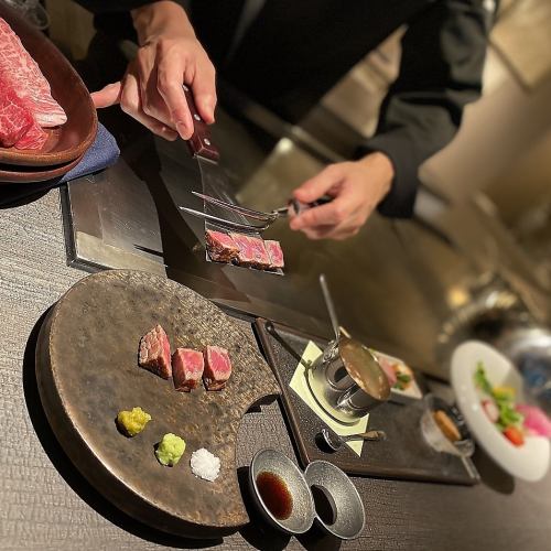 You can now choose your course.[NEW] Miyazaki Beef Teppanyaki Course [Beef Theory Style]