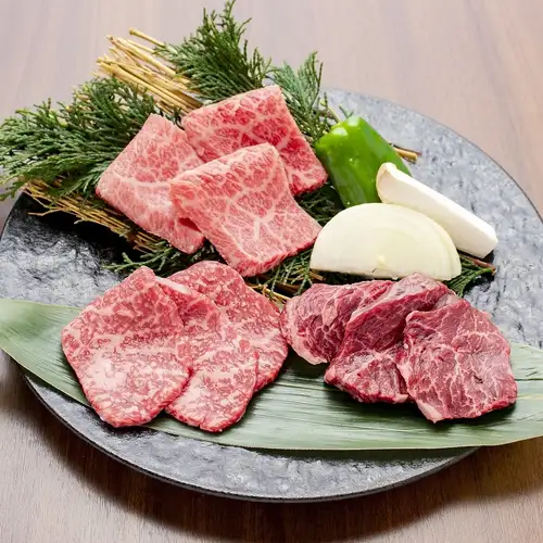 李朝園上焼肉盛り合わせ＜約180g＞