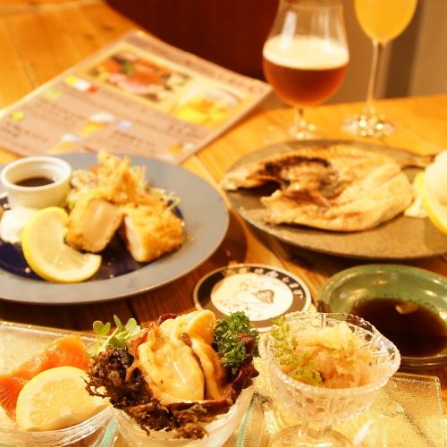 Shimaka idea! Best match with beer ♪ Craft beer pairing set