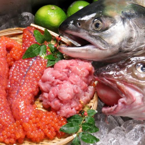 您可以享用直接从三陆都宫交付的新鲜海鲜！